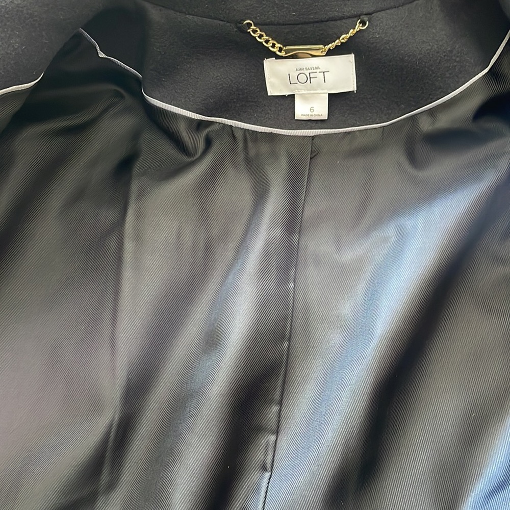 Loft Navy Wool Jacket - image 5